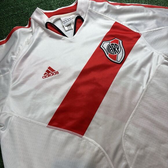 RIVER PLATE ARGENTINA 2000s HOME FOOTBALL SHIRT ORIGINAL VINTAGE #10 Casia Large - Picture 4 of 5
